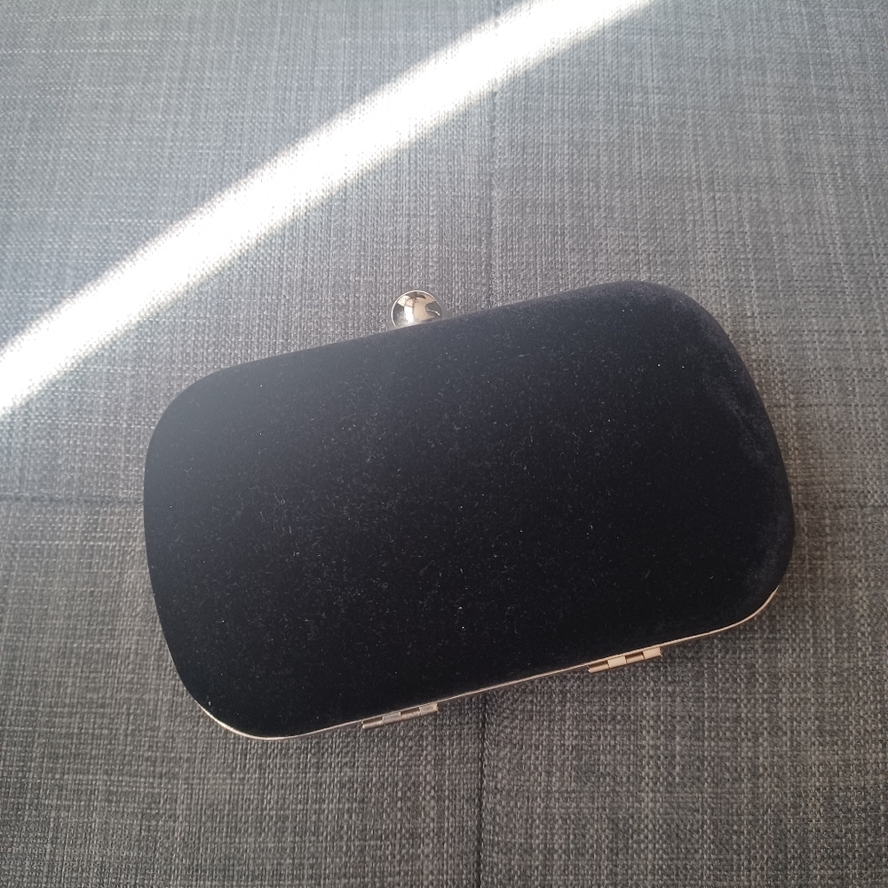 Womens Elegant Clutch Evening Bag Crown Velvet Clutch Purse